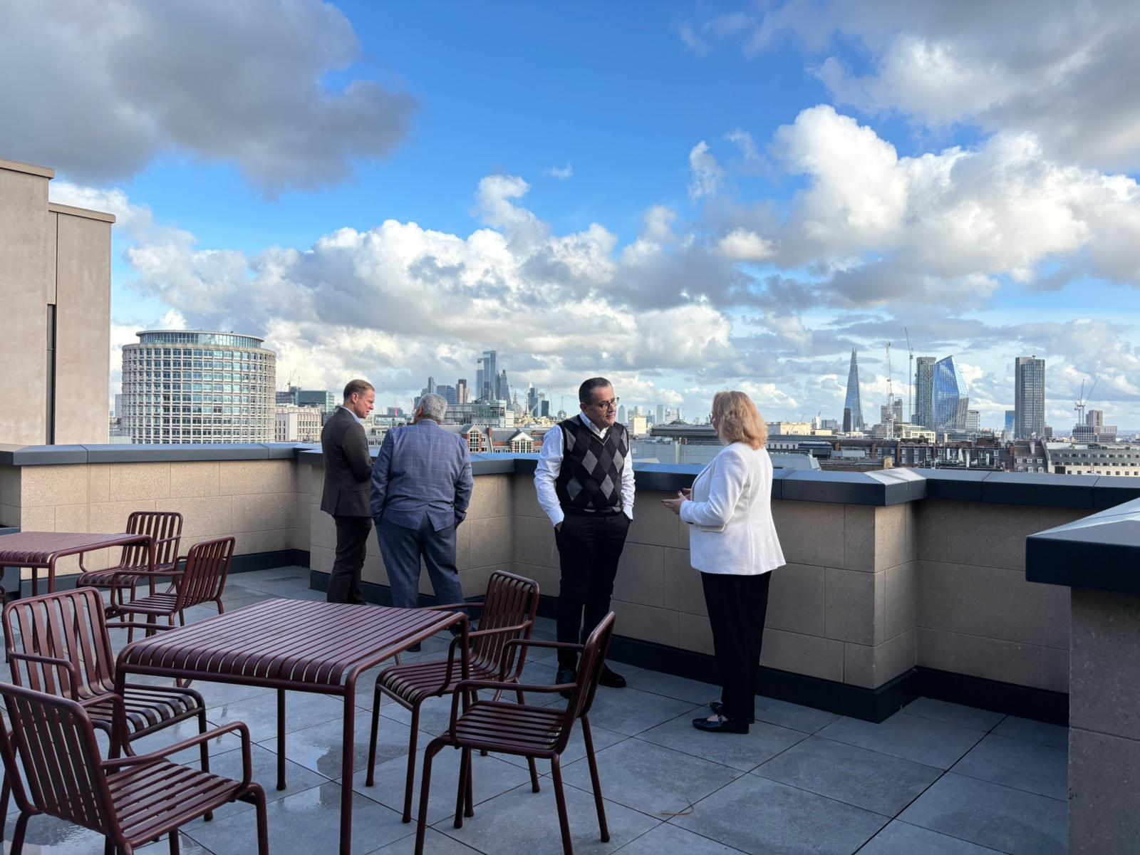 iVolution team at BSI London rooftop